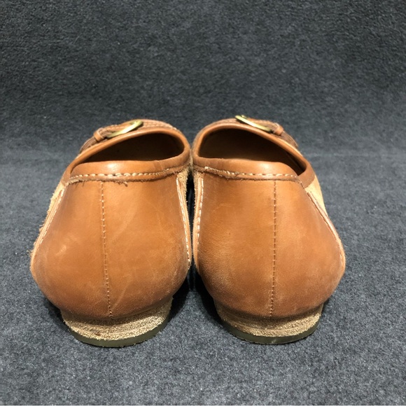 Clarks Active Air Lockney Ice Brown Flats Buckle Slip On Comfort Womens Sz 6.5 - Picture 4 of 10